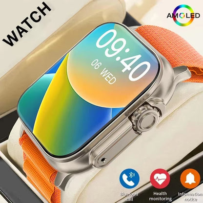 Bluetooth Smartwatch with Heart Rate Monitor, Message Alerts, and Sports Features for Android and iOS - Unisex Design
