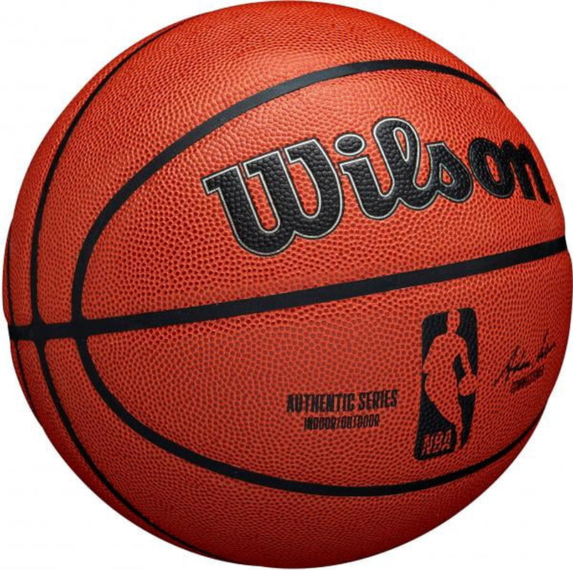 NBA Authentic Indoor/Outdoor Basketball - 29.5 Inch, Brown