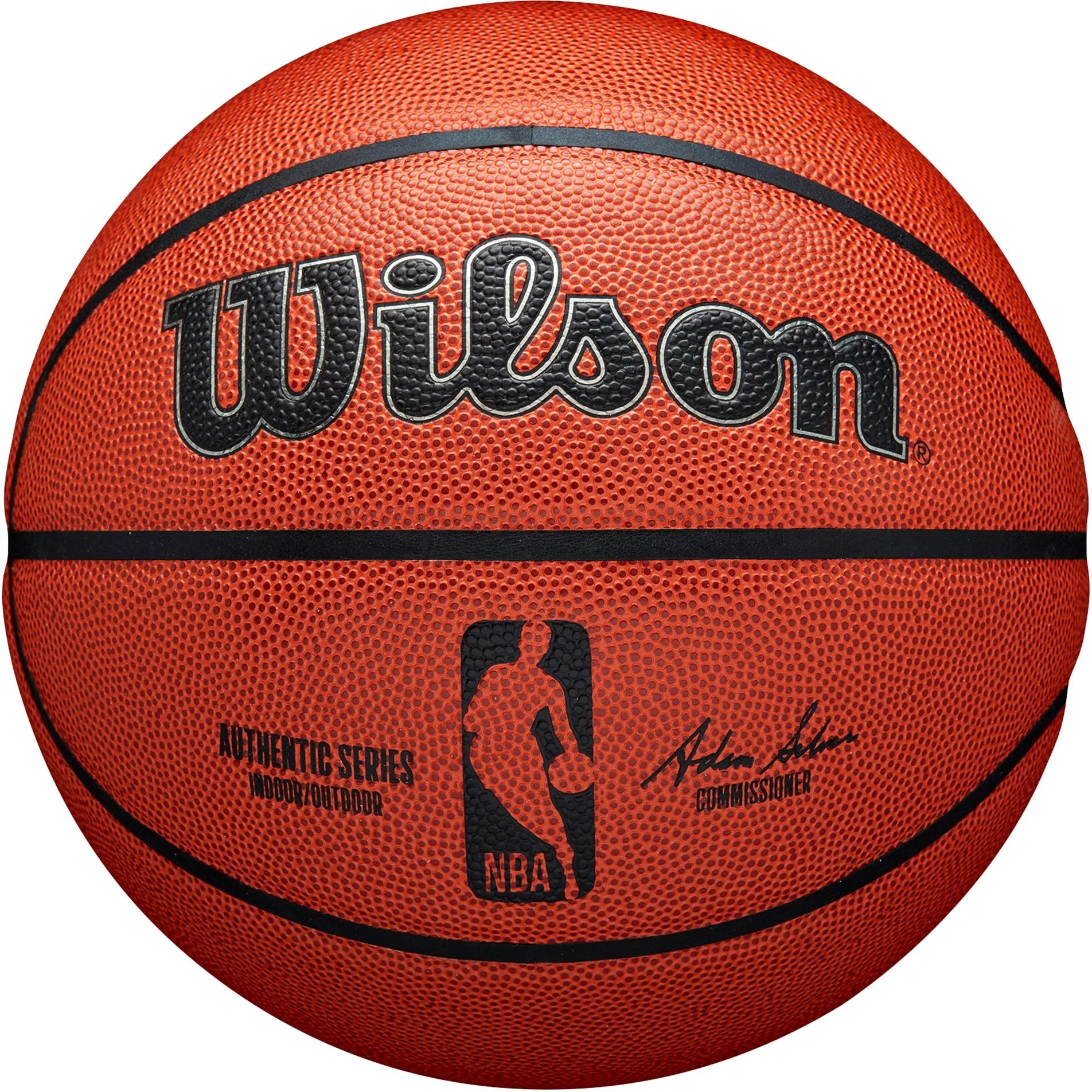 NBA Authentic Indoor/Outdoor Basketball - 29.5 Inch, Brown