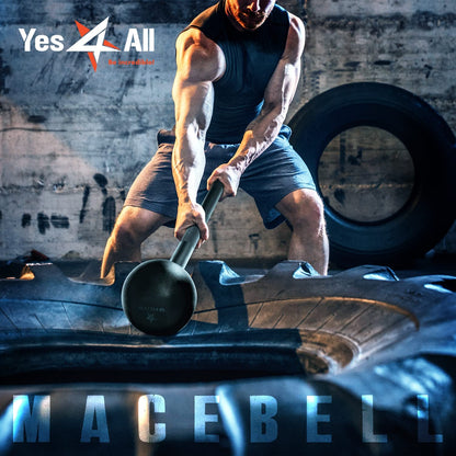 Steel Mace Bell for Comprehensive Strength Training – Full Body Workout Tool for Muscles, Shoulders, Grips, and Forearms – Available in 5 to 30 LB for Both Men and Women
