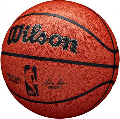 NBA Authentic Indoor/Outdoor Basketball - 29.5 Inch, Brown